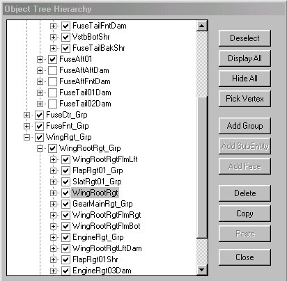 Object Hierarchy Tree